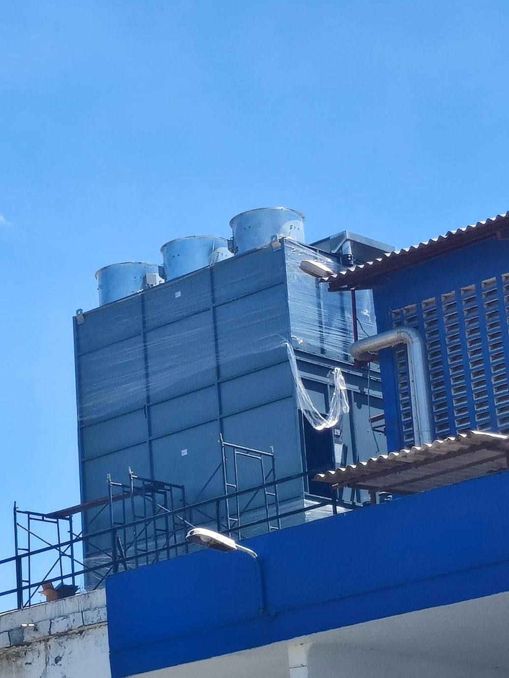 Evaporative Condenser For Kenya Food Processing Cold Storage