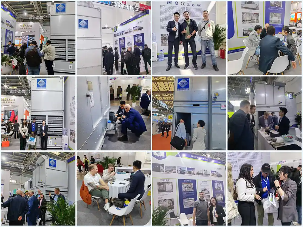 HACST Cooling at China Refrigeration Expo 2024 - Closed Circuit Cooling Towers & Evaporative Condenser