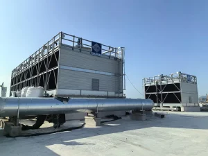 Industrial open cooling tower