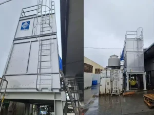 Cooling towers for ice-making purposes in New Zealand