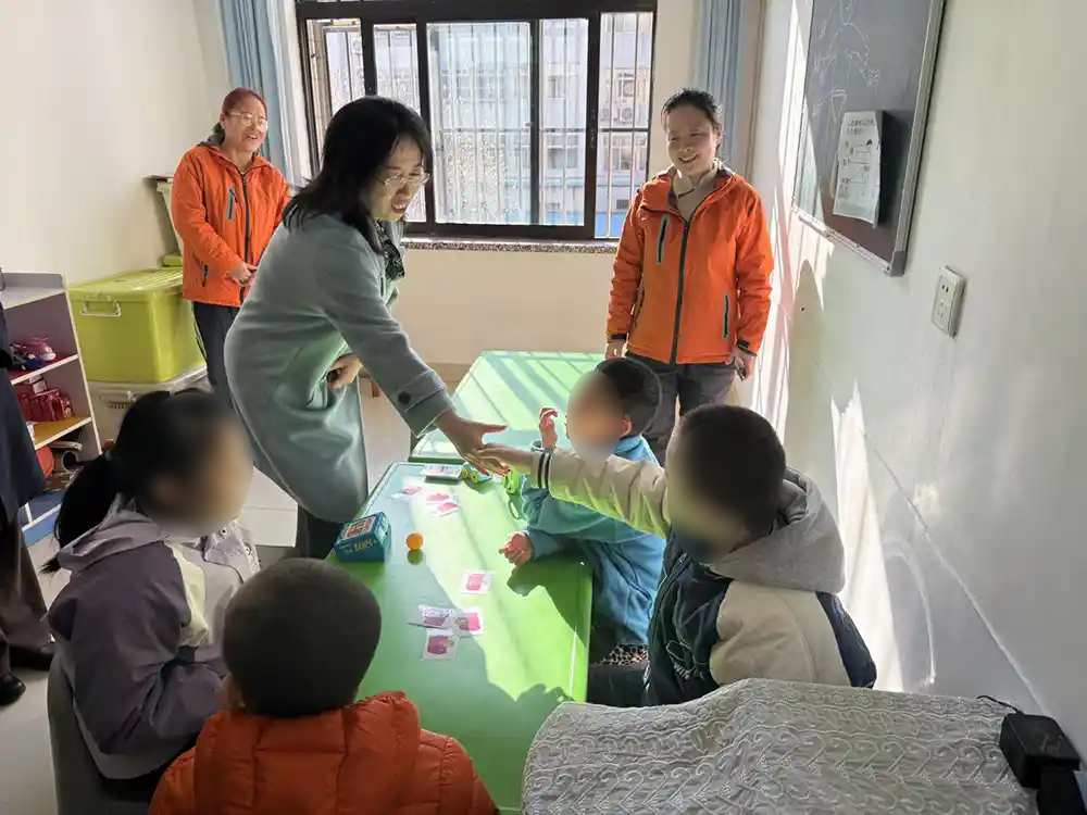 Interact with children