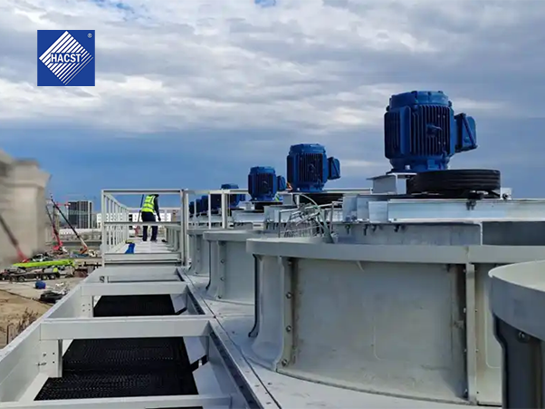 Uzbekistan Three Open Cooling Towers Installation