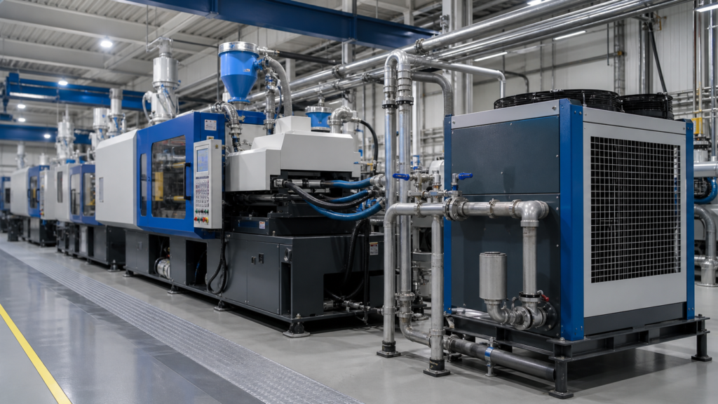 Injection Molding Process Cooling System