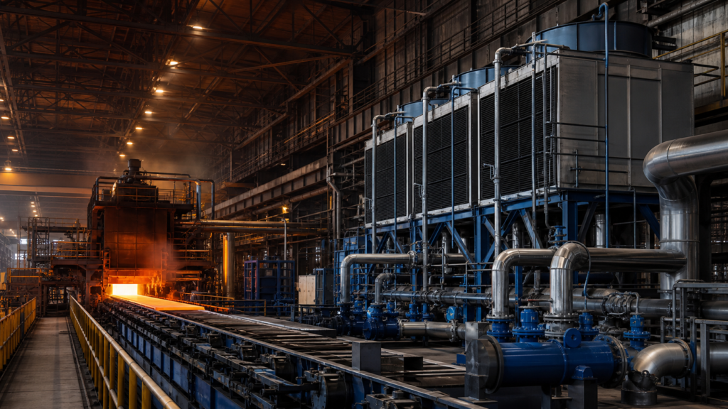 Steel and Metal Processing Cooling System